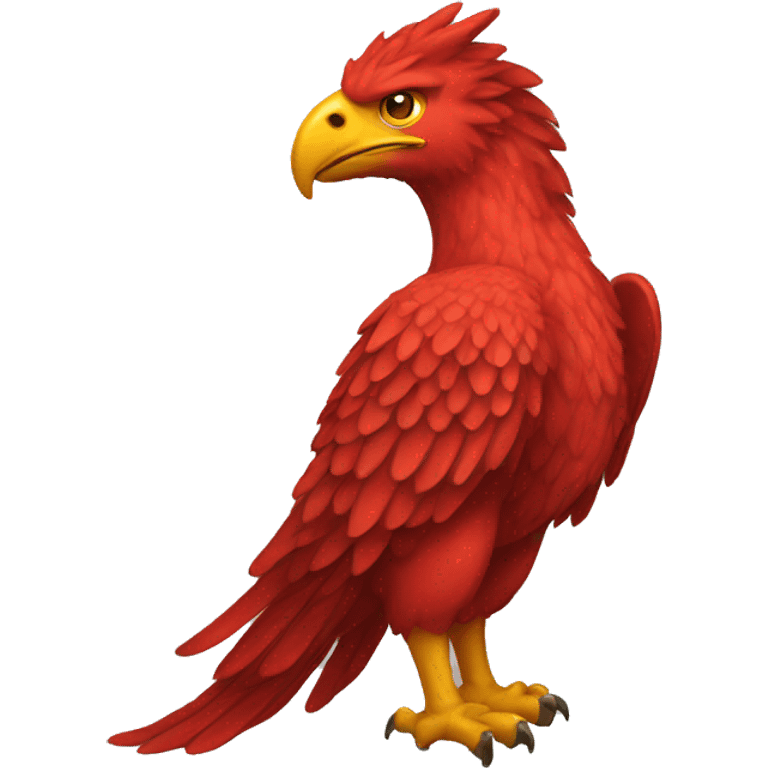 red griffin emoji