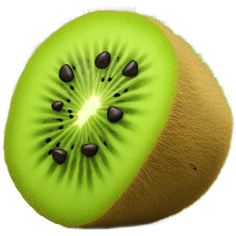 3d kiwi fruit emoji