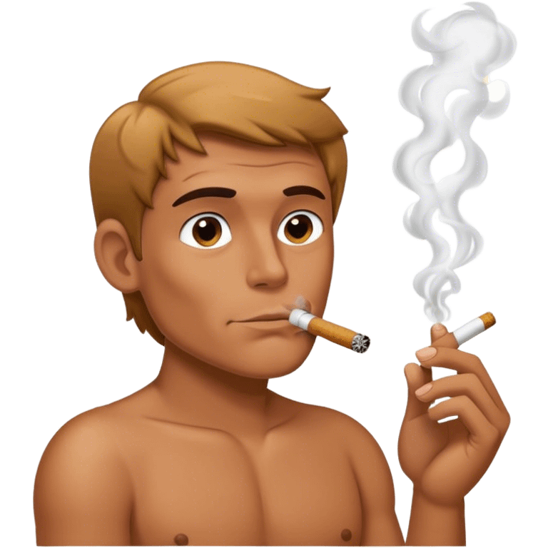 Man smoking  emoji