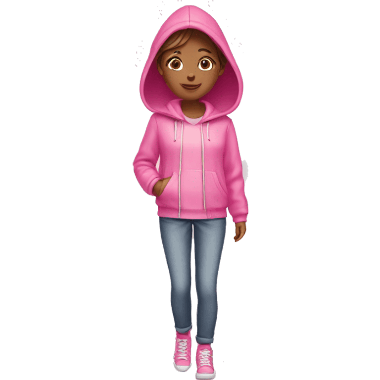 pink clothes girl emoji