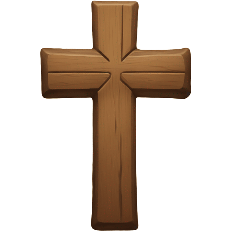 Wooden cross emoji