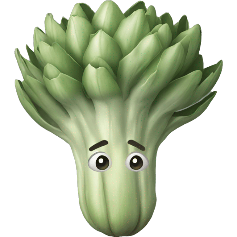 artichoke gray emoji