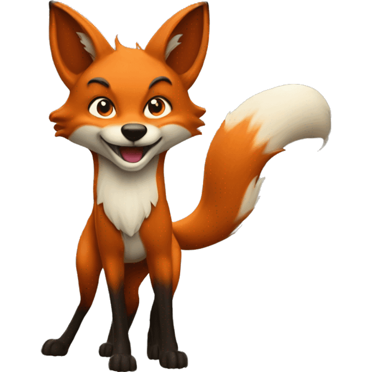 One fox with 9 tails  emoji