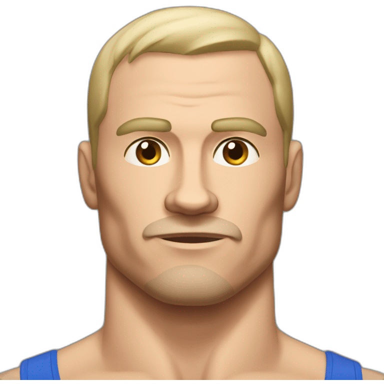 russian guy with a lot of muscles named nikita  emoji