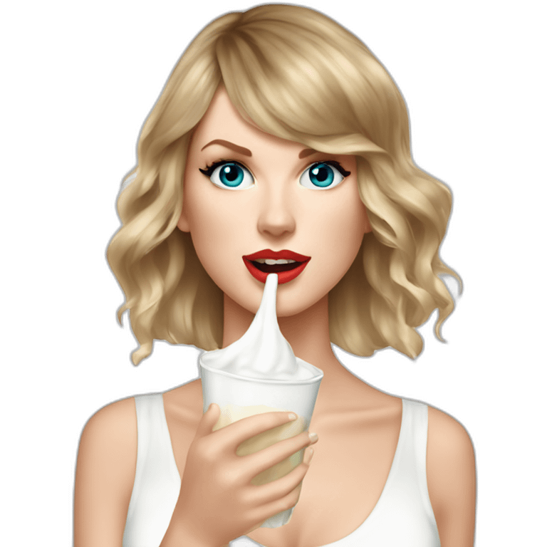 taylor-swift-milk-on-face emoji