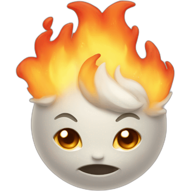 cute elemental of fire emoji