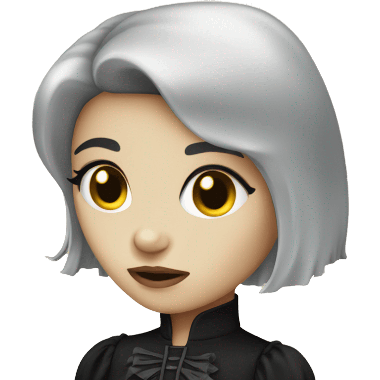 girl in gothic clothing  emoji