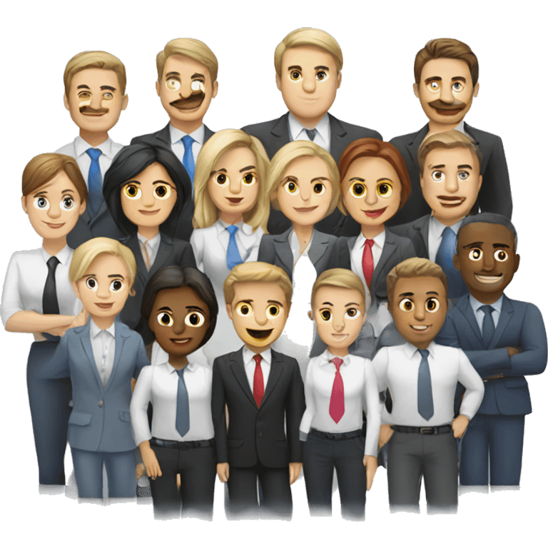 business team in Russia emoji