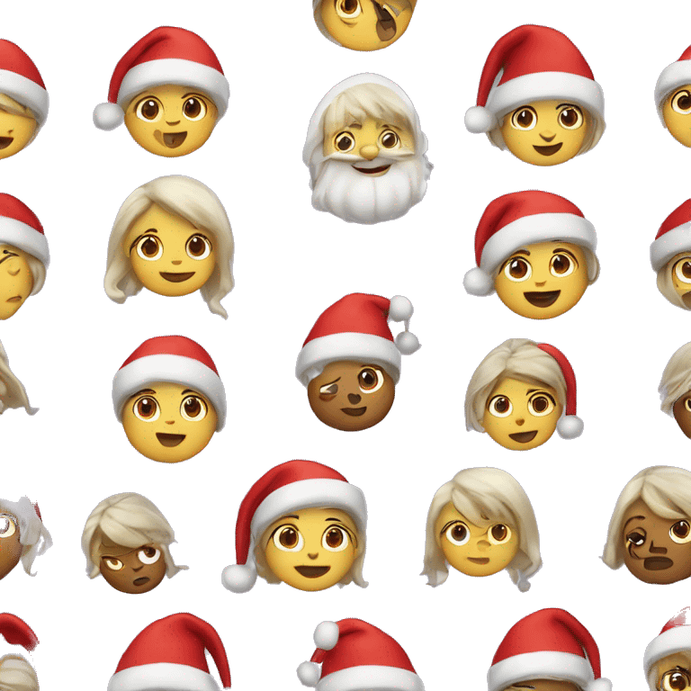 Lila Weihnachtsmann  emoji