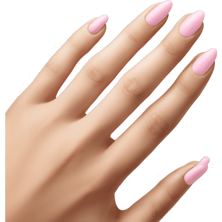 Light pink nails emoji