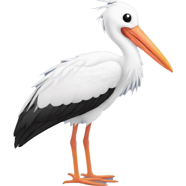 Stork emoji