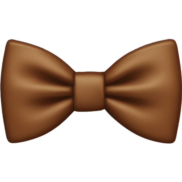 Brown bow tie emoji