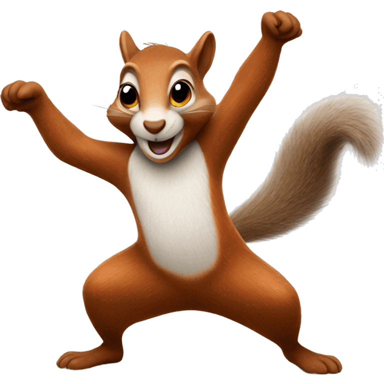 Dancing squirrel emoji