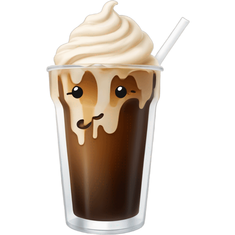 Iced coffee  emoji