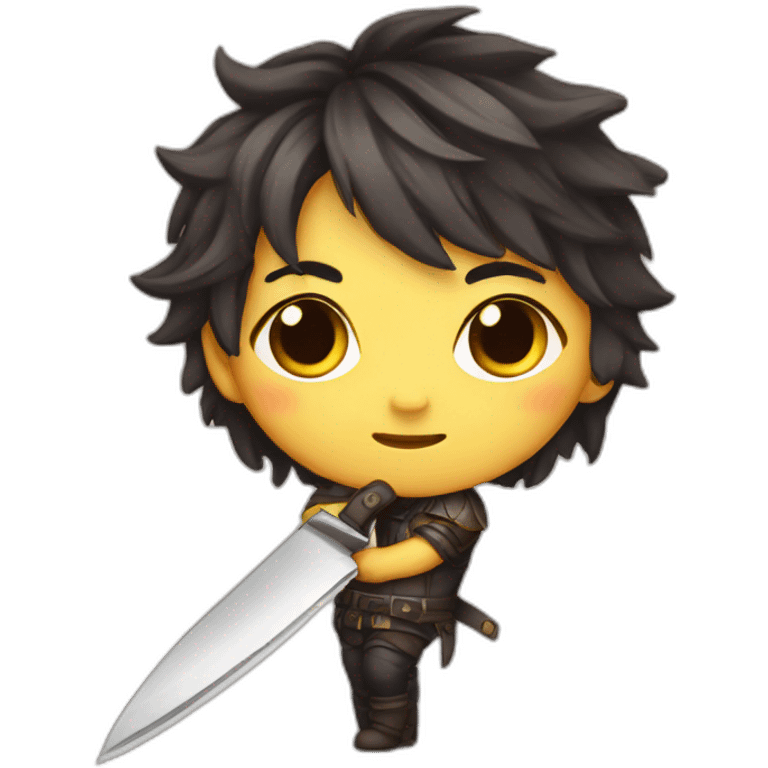 sweet-chibi-with-a-knife emoji