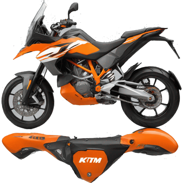 Moto KTM  emoji