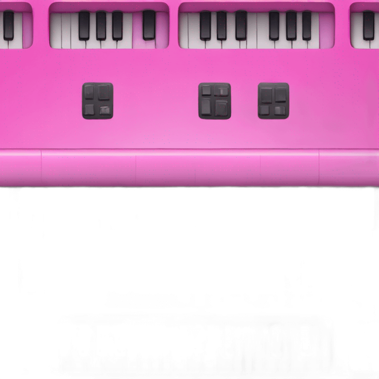 pink synthesizer  emoji