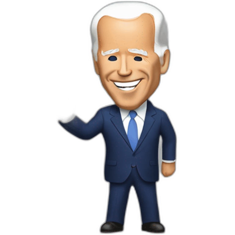 Joe Biden qui boire du coca emoji