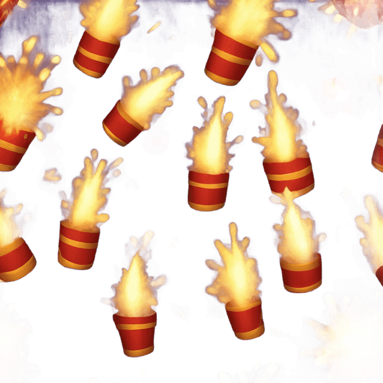 Fire works emoji