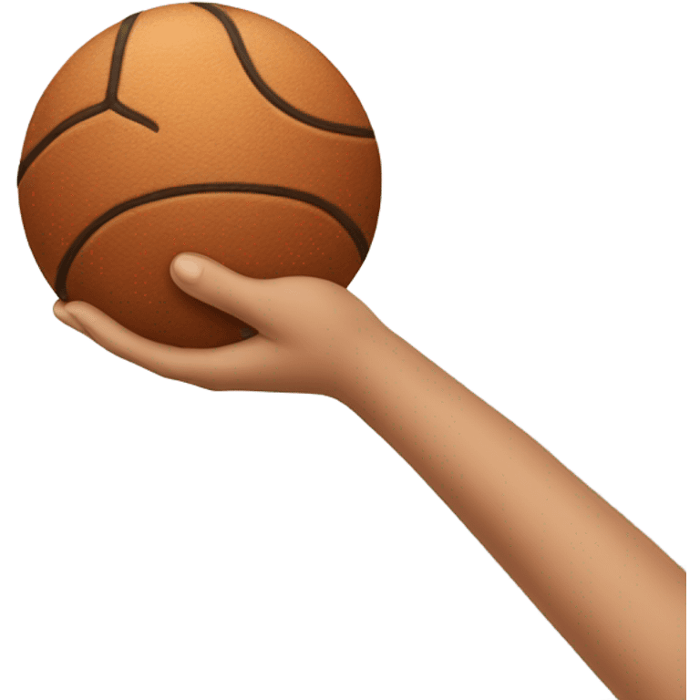 hand and ball emoji