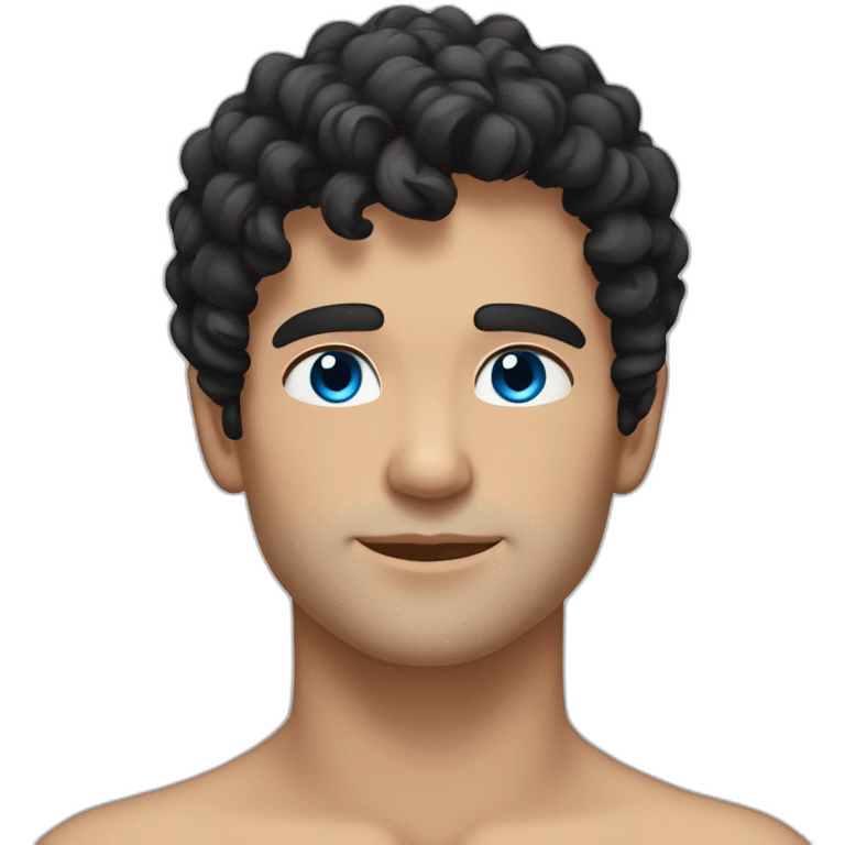 a-sexy-gay-guy-shirtless-with-curly-black-hair,-white-skin-and-blue-eyes emoji