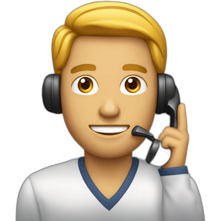 hombre con telefono  emoji