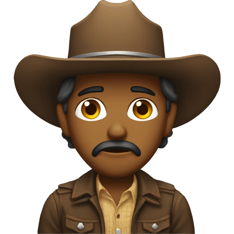 Sad cowboy emoji emoji