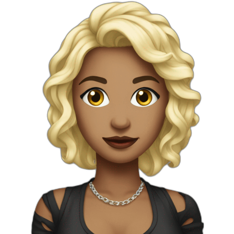 Billie Eillish chanteuse sur scène emoji