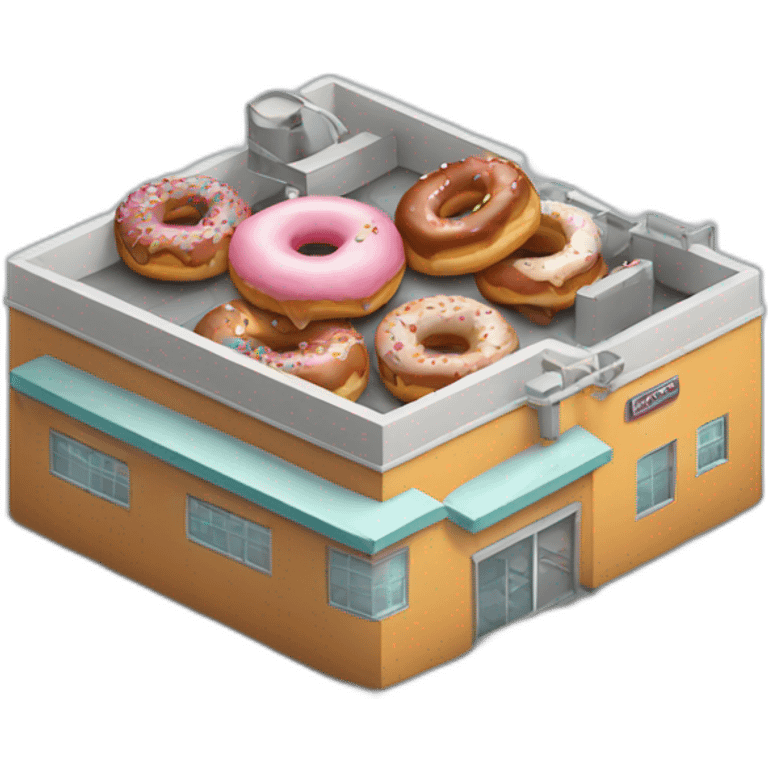 doughnut factory emoji