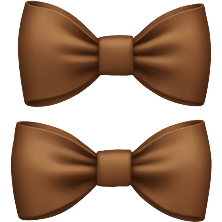 Brown bow emoji