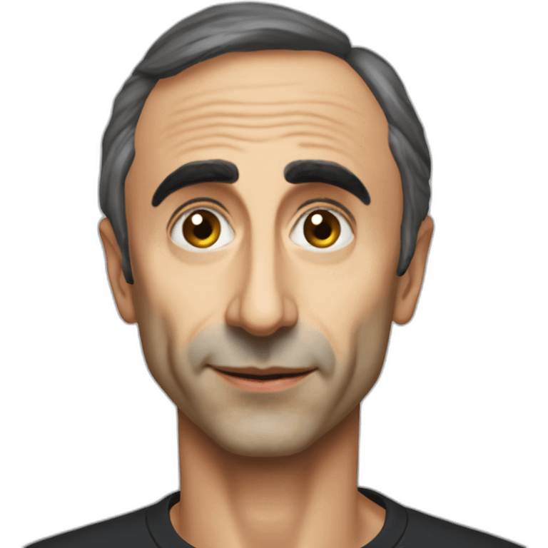 Eric Zemmour qui fait un coucou emoji