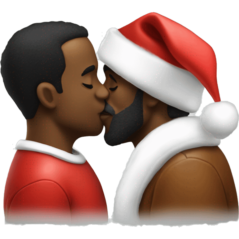 P diddy kissing Santa  emoji