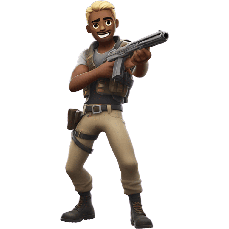 Fortnite shooting gun emoji