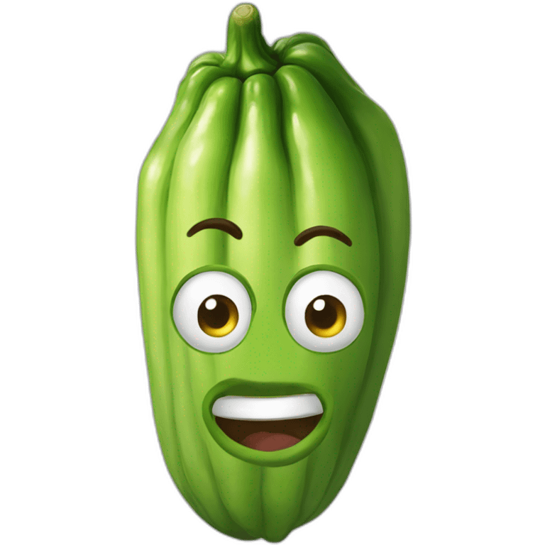 Cornichon caca emoji