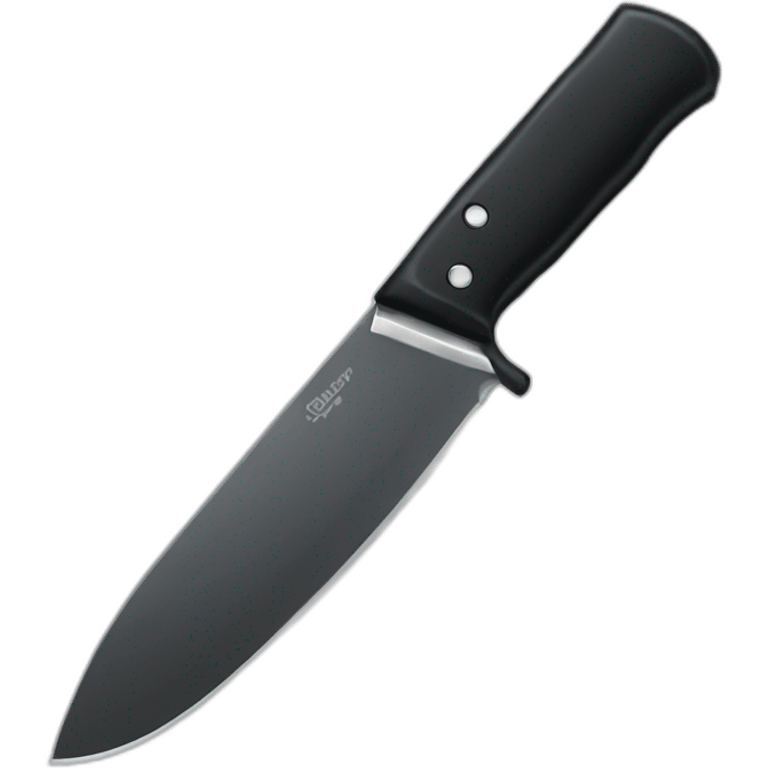 black knife emoji