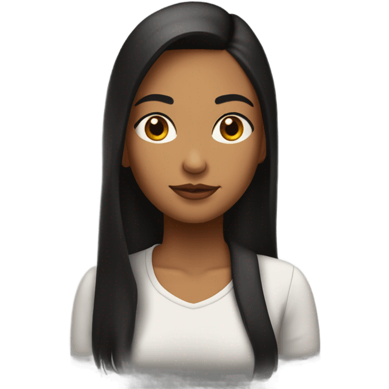 Chica morena  emoji