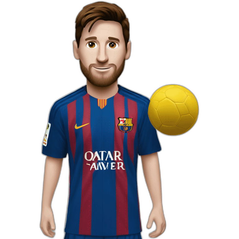 Messi ballon d’or emoji