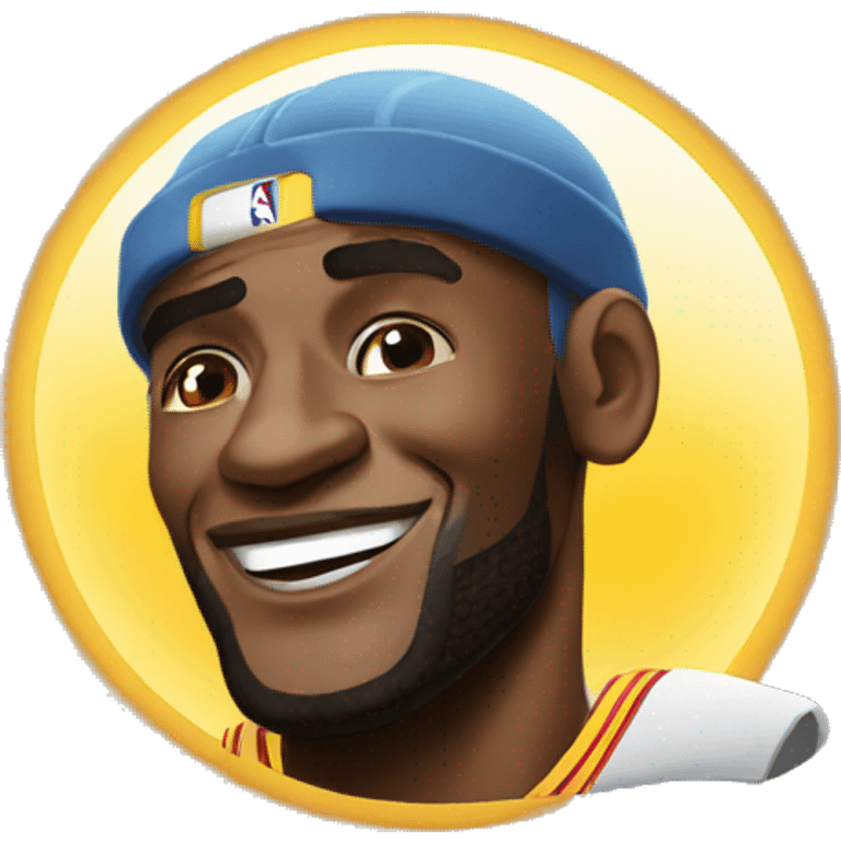 Lebron James sunshine emoji