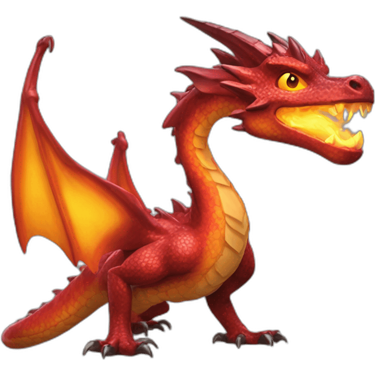 Dracaufeu shiny emoji