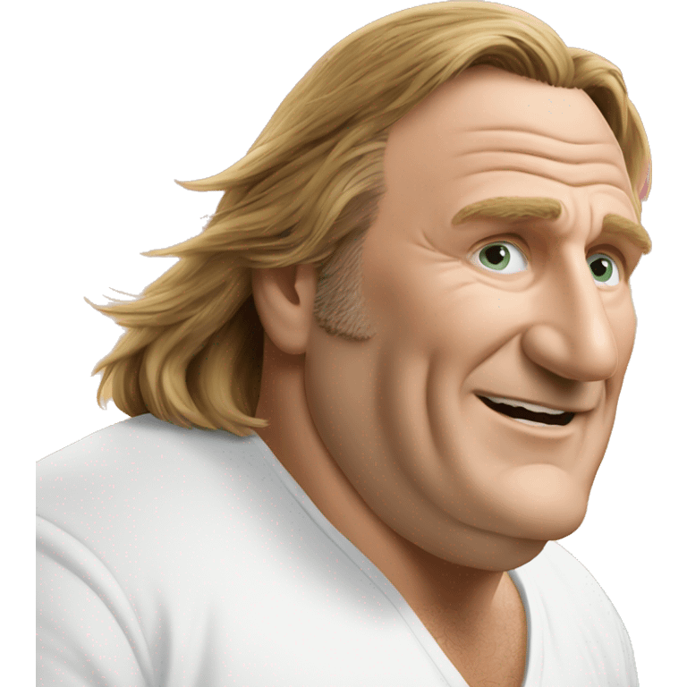 gérard depardieu surfant emoji