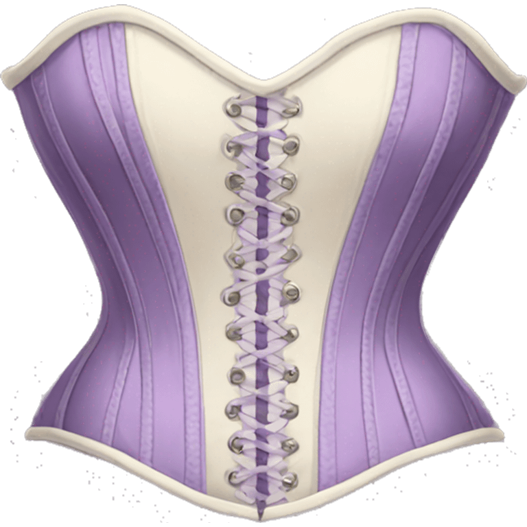 Lilac ivory corset  emoji