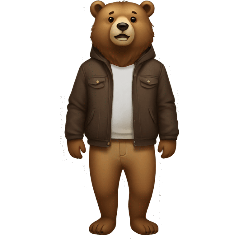 BEAR full body emoji