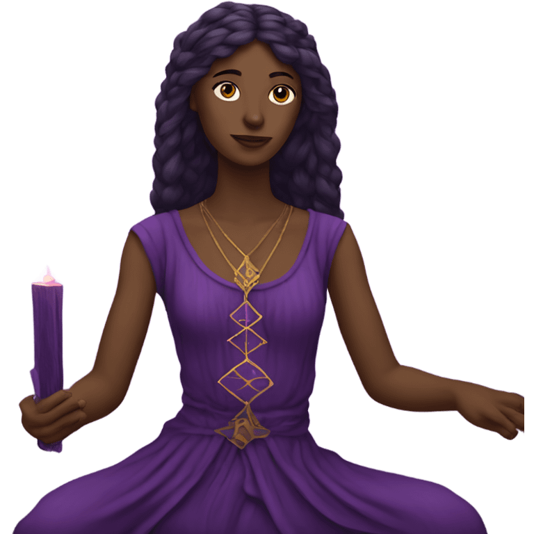 tarot cards purple colors emoji