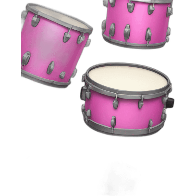 pink drums  emoji