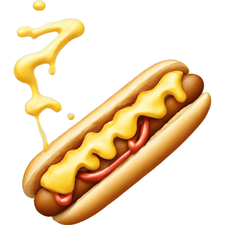 yellow emoji guy with his mouth open eating a hotdog dripping milk emoji