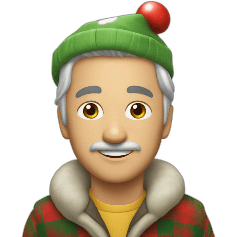 Yorkshire navideño emoji