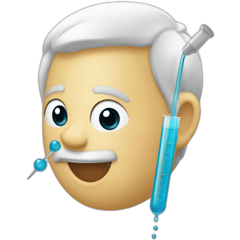 enzo with a pipette emoji