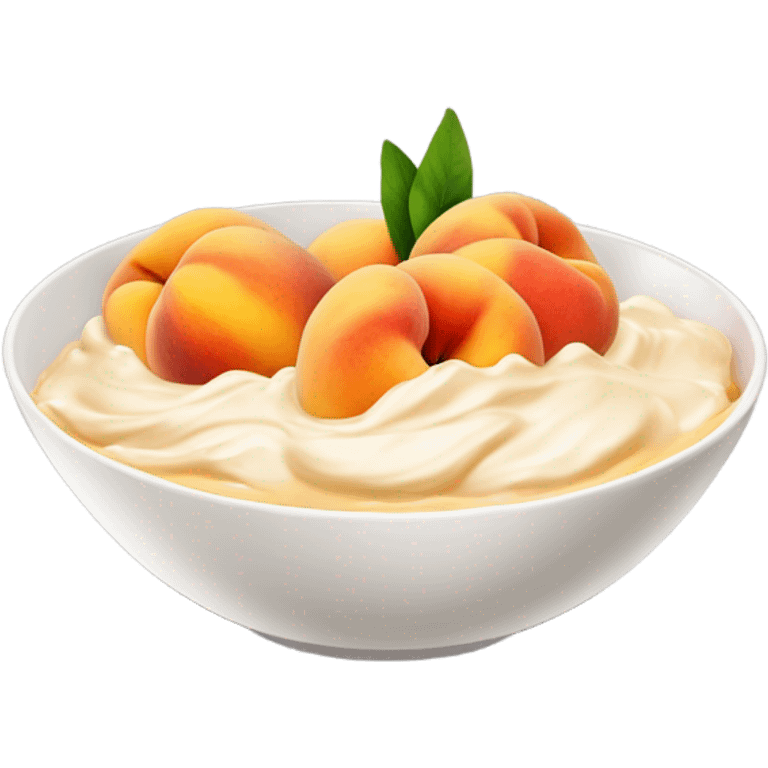 Peaches and cream emoji