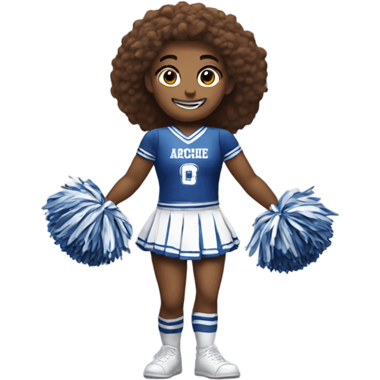 Archie as a cheerleader emoji