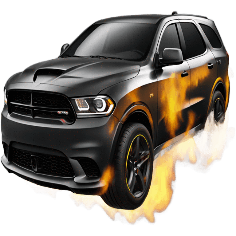 Dodge Durango srt 2024 black emoji